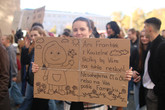 Protest na TUL proti rušení koncesionářských poplatků. Foto: Adam Pluhař