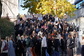 Protest na TUL proti rušení koncesionářských poplatků. Foto: Jiří Buršík