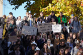 Protest na TUL proti rušení koncesionářských poplatků. Foto: Jiří Buršík
