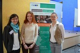 Organizátorka Career Days Katharina Wohlgemuthová (vlevo) se studentkami TUL