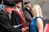 Promoce FZS. Diplomy předával děkan Karel Cvachovec