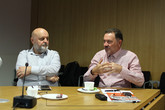 Kulatý stůl na FM. Mluví Pavel Šimák z ČEZ, vedle něj Jaroslav Semerád, ředitel liberecké SPŠSE a VOŠ (4)